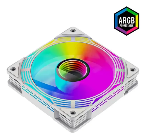 FAN COOLER GAMEMAX ARGB AURORA WHITE FN12A-C8I-W 5V