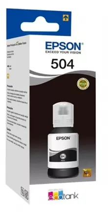 Garrafa de Tinta 504 Preto 127ml Original - Epson