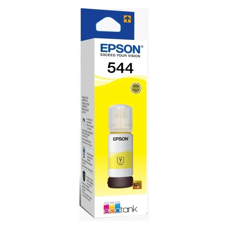 GARRAFA DE TINTA T544422-BR AMARELO 65 ML EPSON ORIGINAL NACIONAL