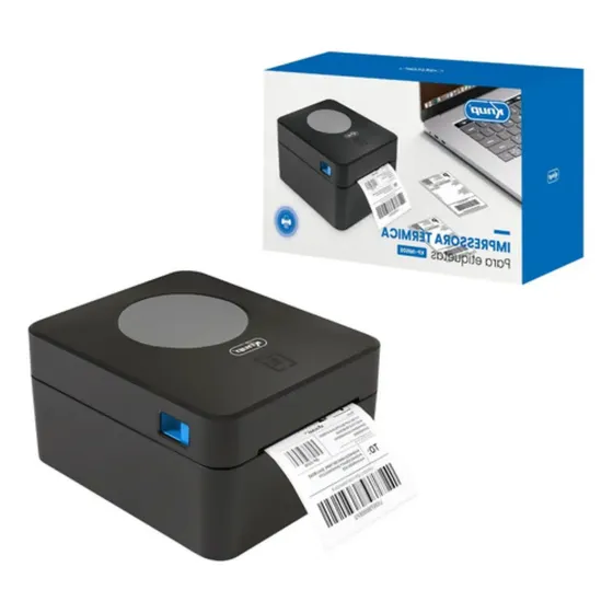 Impressora Knup KP-IM608 para Etiquetas 100mm USB Bluetooth 160mm/s