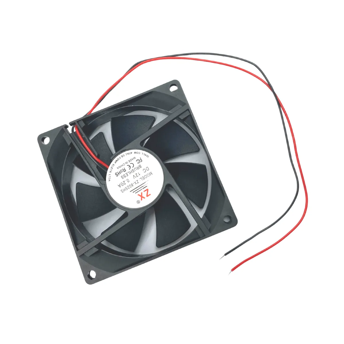 Micro Ventilador 80x80x25mm Cooler Ventoinha 12v