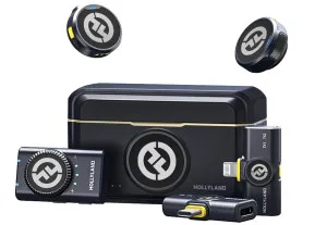 Microfone Sem Fio Hollyland Lark M2 (2TX+1RX) Lightning