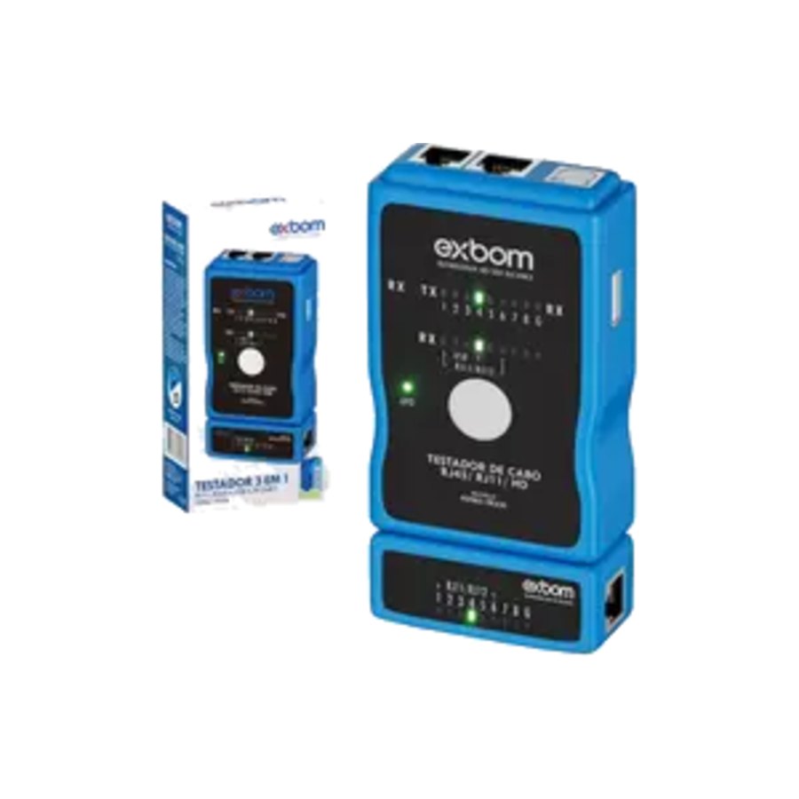 Aparelho Teste Cabo De Rede Testador Rj45 Rj11 Rj12 Usb A B