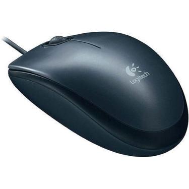 Mouse USB Logitech M90 - Preto