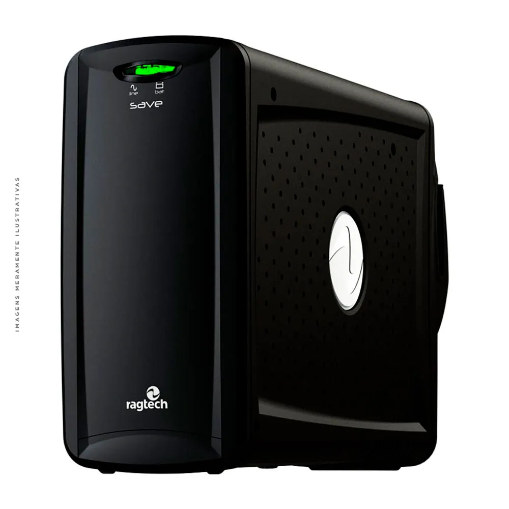 NOBREAK 600VA SAVE HOME E-BIV/S-115V 4114 PRETO - RAGTECH