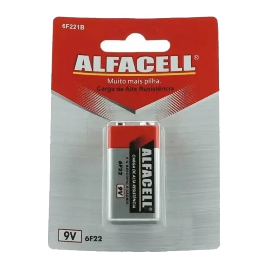 BATERIA 9V ALFACELL