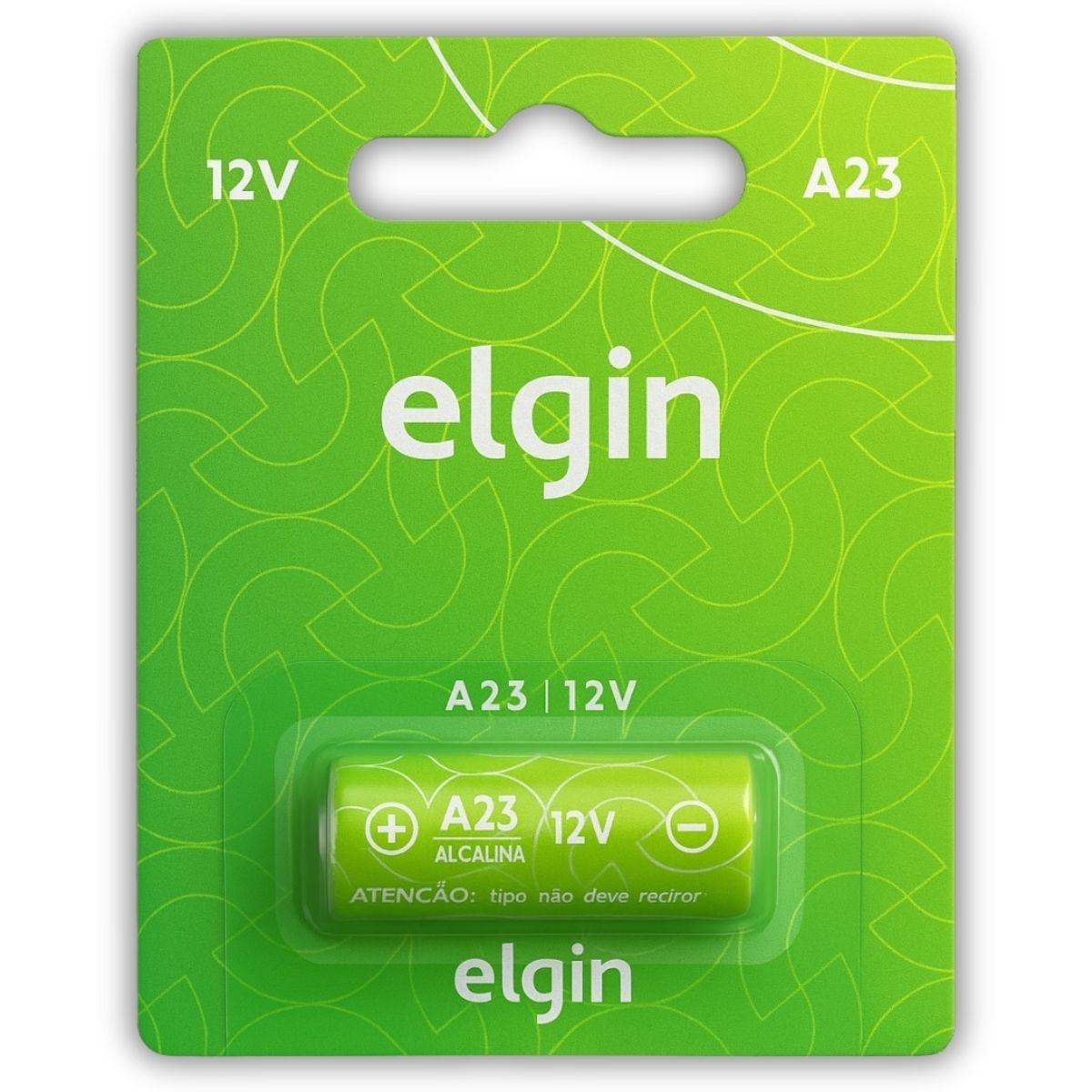 Pilha Alcalina 12V A23 - Elgin