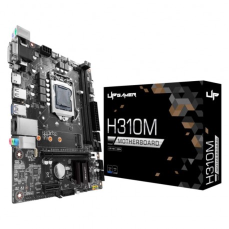 Placa Mãe UP Gamer H310M, Intel LGA 1151, m-ATX, DDR4, M.2 NVMe, UP-H310M