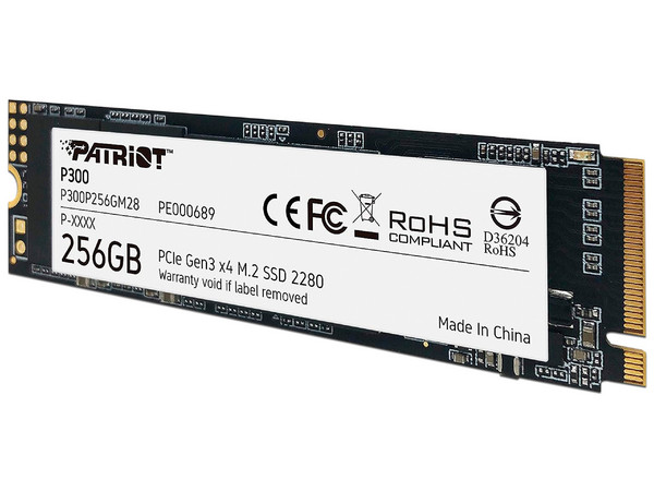 SSD Patriot M.2 256GB P300 NVMe - P300P256GM28