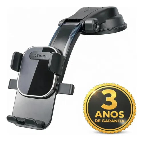 Suporte Veicular 360° Para Celular Automotivo Carro Painel Mesa Retrovisor Dtimp