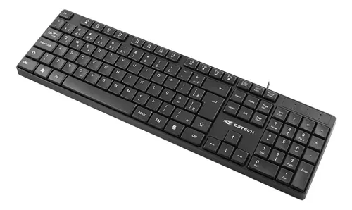 Teclado USB Padrão KB-M11BK PRETO - C3