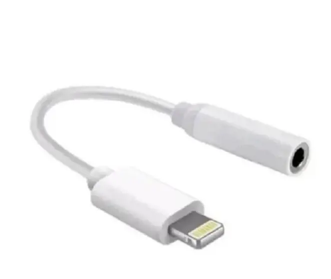 Cabo Adaptador Conector Lightning x P2 3.5mm Fêmea para Fone de Ouvido KA-81-5G Kapbom