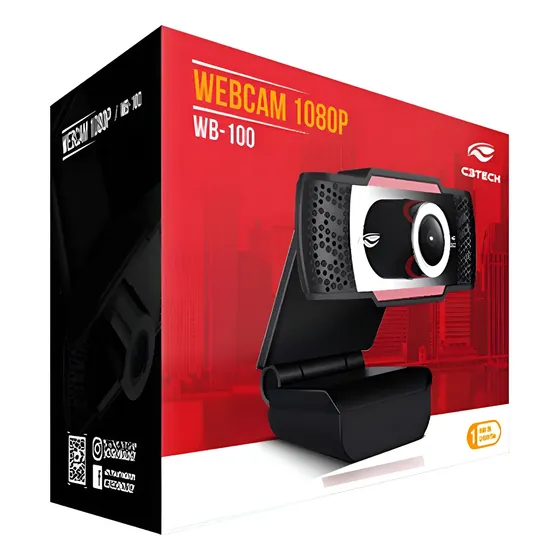 WEBCAM 1080p FULL HD USB WB-100BK C3 TECH