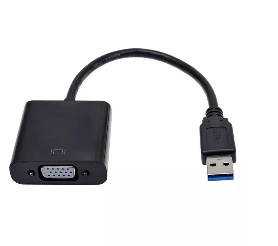 Cabo Adaptador Conversor Usb X Vga Monitor Multitelas Pc 1