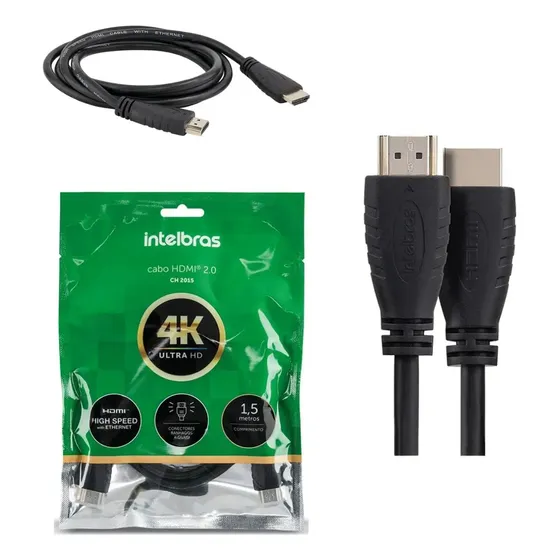 Cabo HDMI 2.0 de 1,5m Intelbras CH 2015
