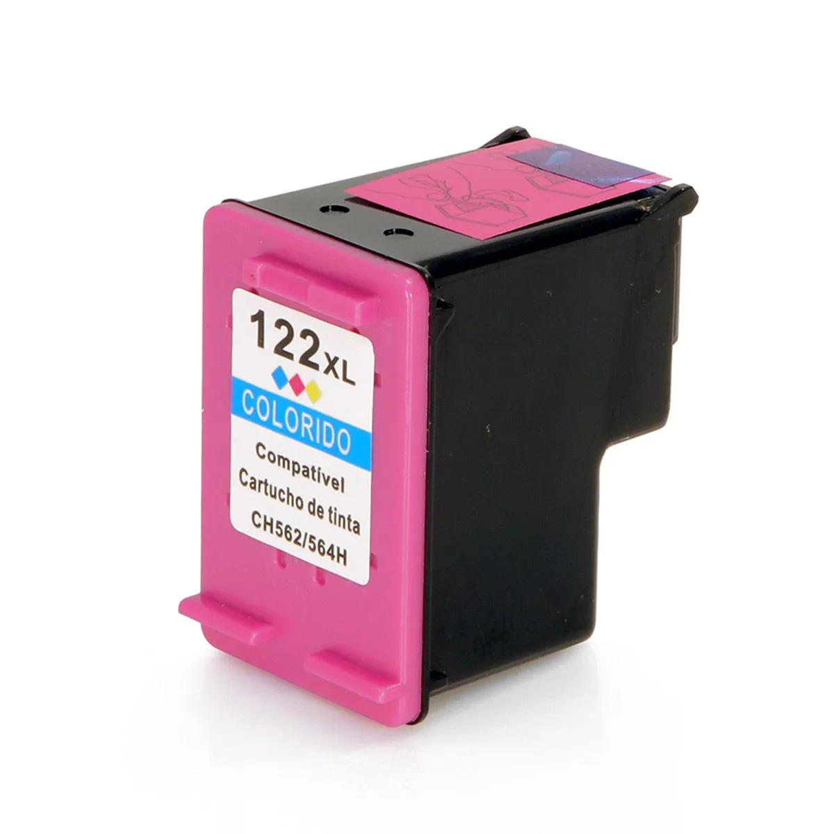 CARTUCHO HP 122 XL COLOR 13ML MICROJET COLORTEK