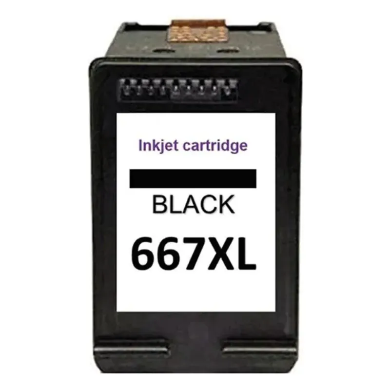 CARTUCHO HP 667 XL BK 14ML MICROJET COLORTEK